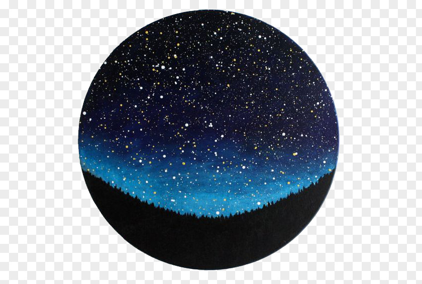 Round Night Sky PNG night sky clipart PNG