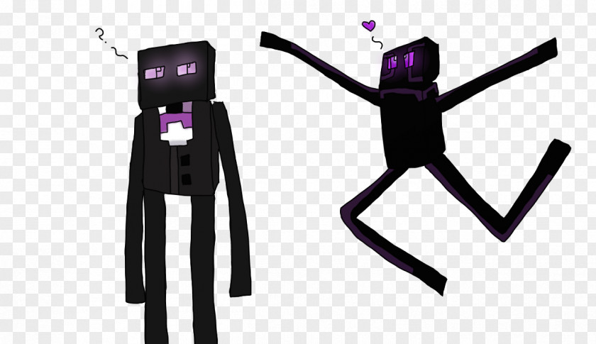 Transparent Minecraft Slenderman Drawing PNG