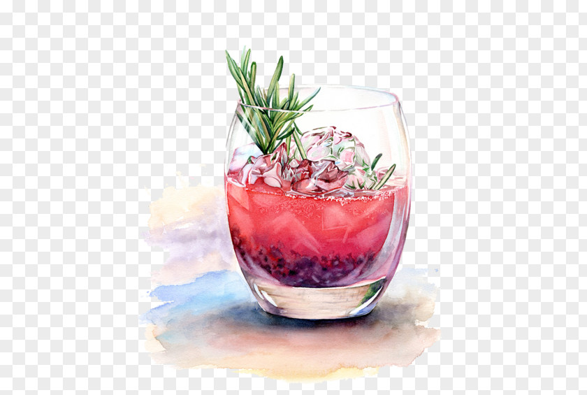 Watercolor Drinks Cocktail Painting Drink Drawing Illustration PNG