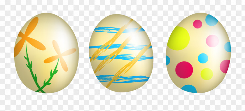 3 Easter Eggs Egg Bunny Paska PNG