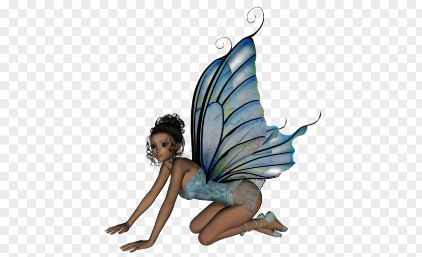 Ay Fairy Butterfly Pollinator Figurine PNG