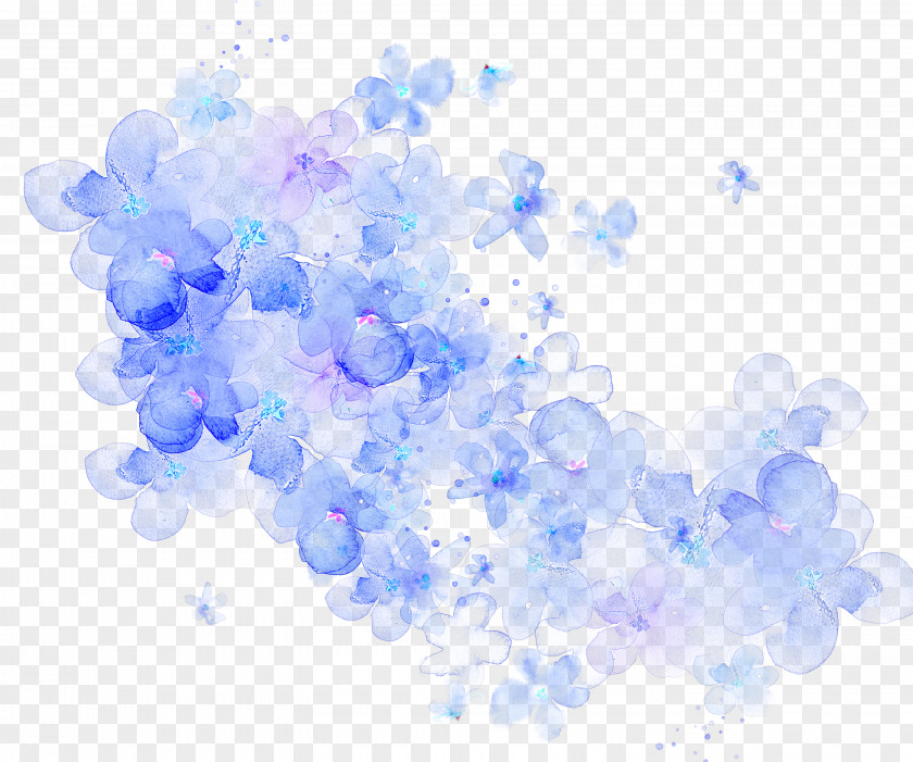 Blue Cobalt Plant Flower PNG