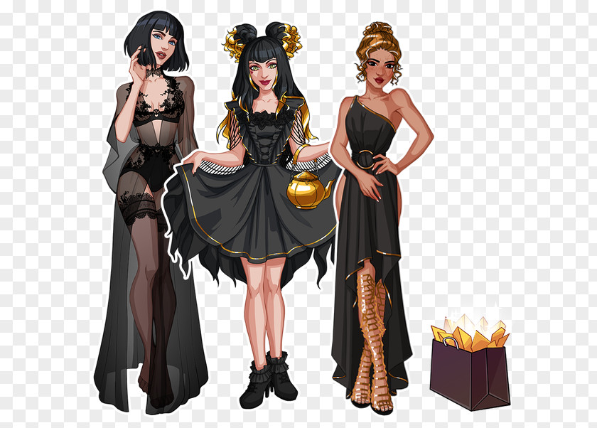 Female Avatar Party In My Dorm Dormitory Costume PNG