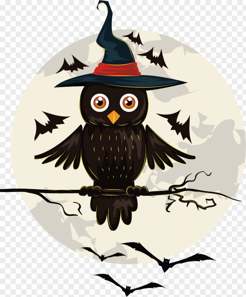 Halloween Design Elements HALLOWEEN Owl Jack-o'-lantern Clip Art PNG