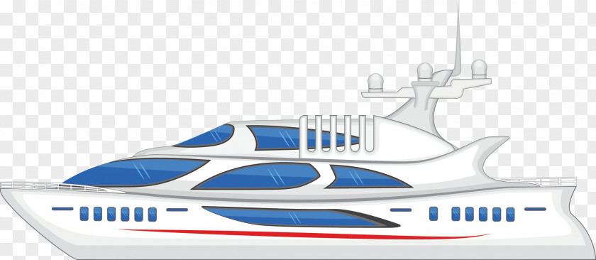 Luxury Cruise Ship Yacht Euclidean Vector Boat PNG