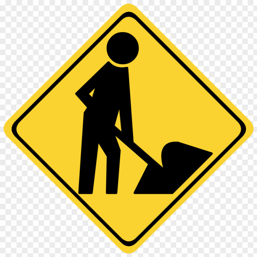 Mr. Bean Roadworks Traffic Sign Architectural Engineering Sticker PNG