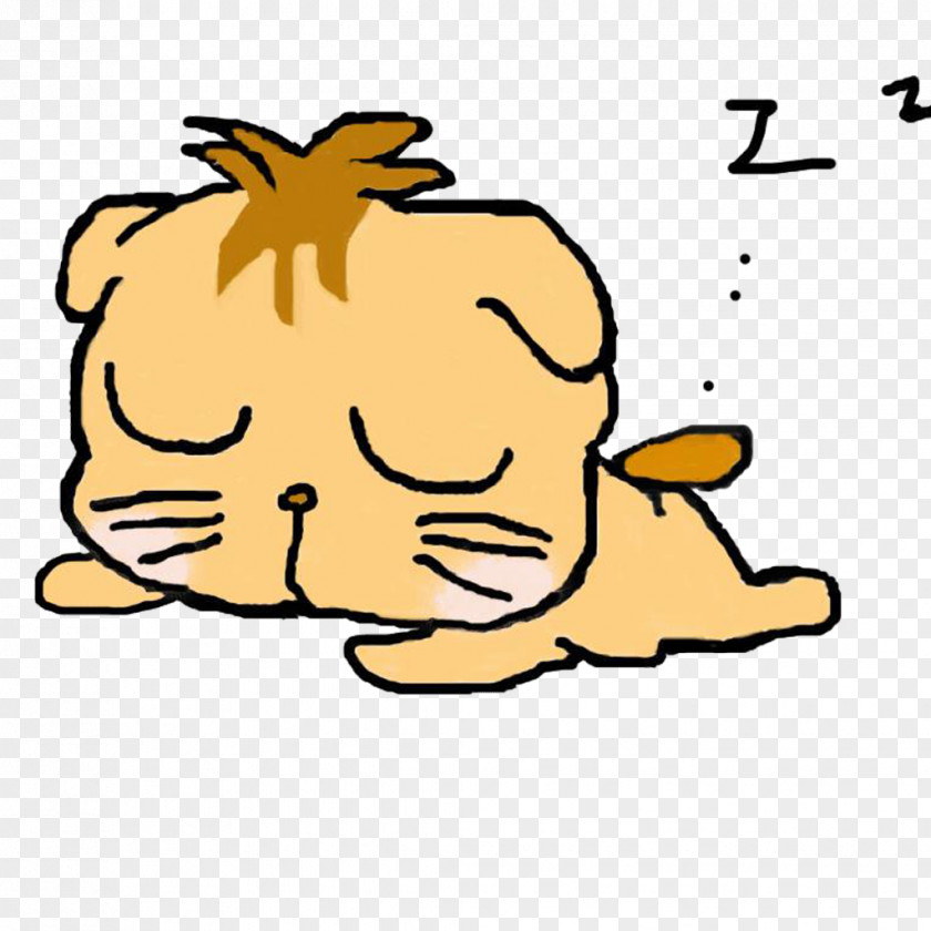 Sleeping Cat Kitten PNG