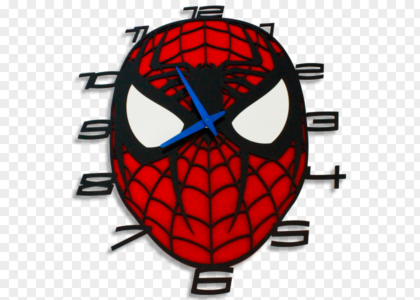 Spider-man The Amazing Spider-Man Clock Laser Cutting Room PNG