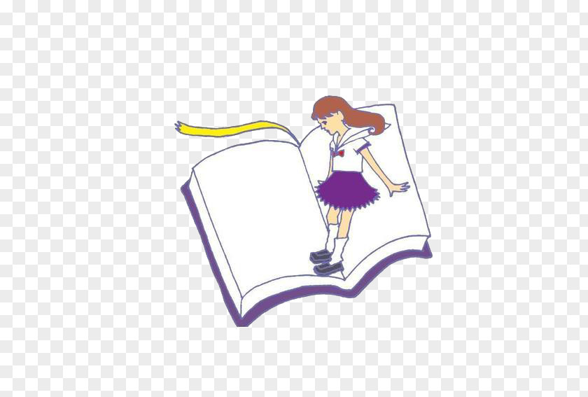 The Book Is Wonderful Illustration PNG
