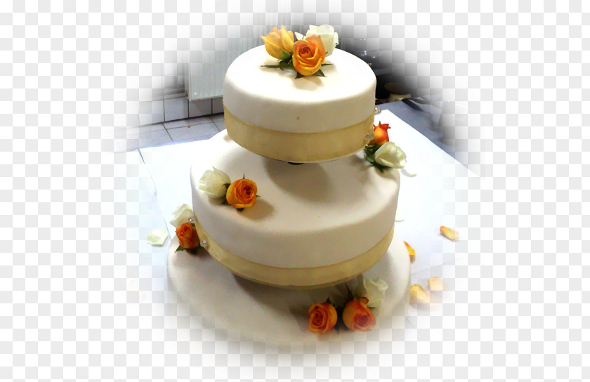 Wedding Cake Sugar Decorating Torte PNG