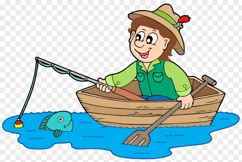 A Child Of Rowing Or Fishing Fisherman Royalty-free Clip Art PNG