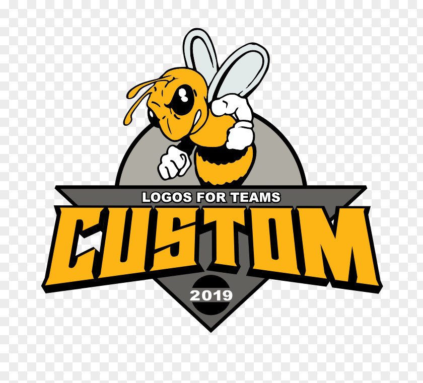 A Picture Of Bee Logo Clip Art PNG