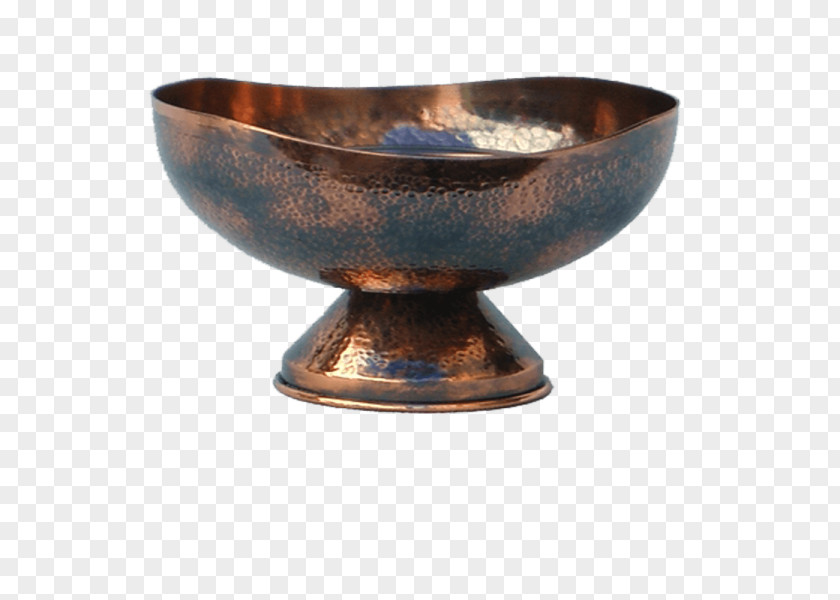 Philia Copper Candlestick Artifact Bowl PNG