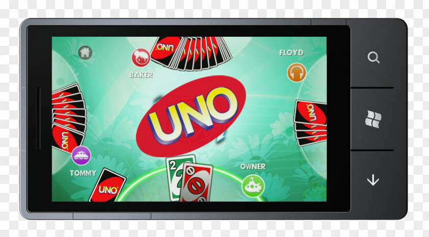 Uno Cards UNO ™ & Friends Rush Game Mattel PNG