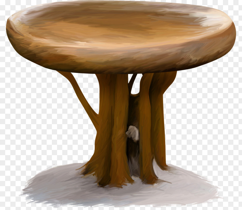 Center Table Wood Stool PNG
