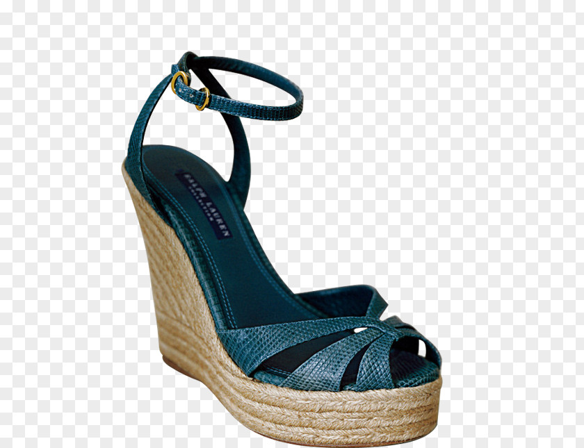 Dark Blue High Heels Espadrille Ralph Lauren Corporation Shoe High-heeled Footwear PNG