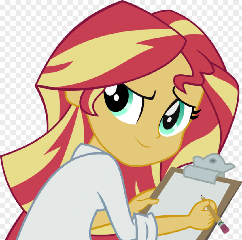 Science Sunset Shimmer Scientist Equestria Research PNG