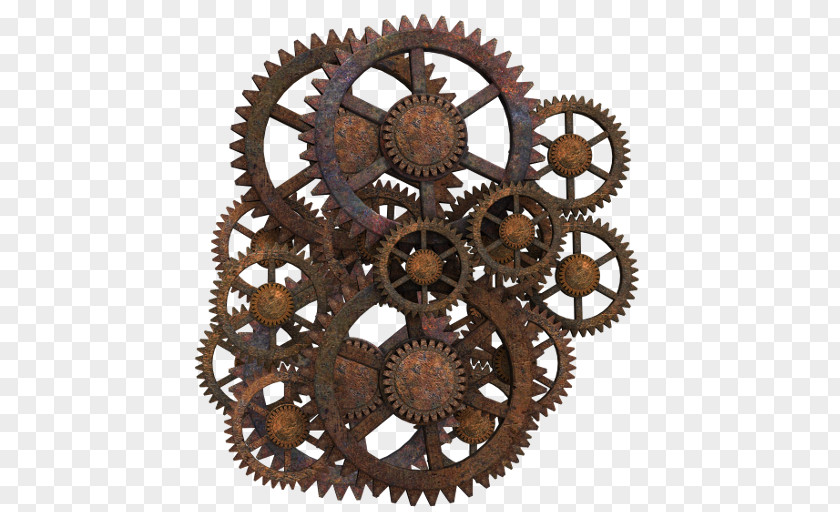 Steampunk Gear Clip Art PNG