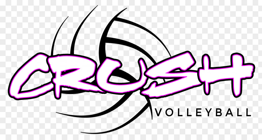 Summer Sign Crush Volleyball LLC Middle School Logo Clip Art PNG