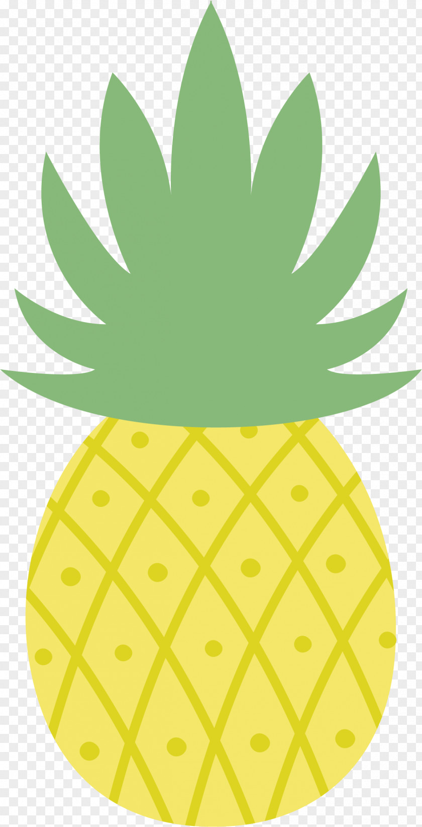 Yellow Cartoon Pineapple Clip Art PNG