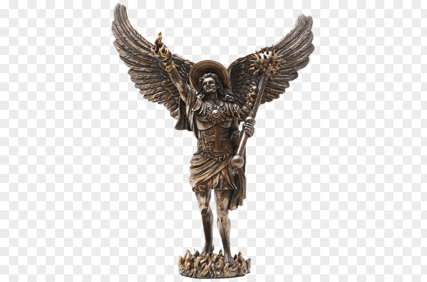 Angel Michael Gabriel Archangel Uriel Statue PNG