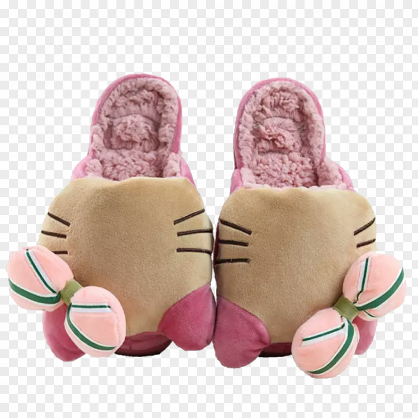 Hello Kitty Plush Shoes Slipper Shoe PNG