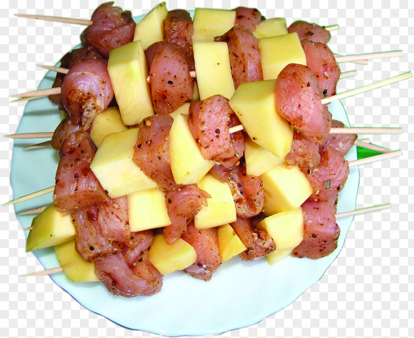 Potato Skewers Barbecue Sandwich Kebab Shashlik Skewer PNG
