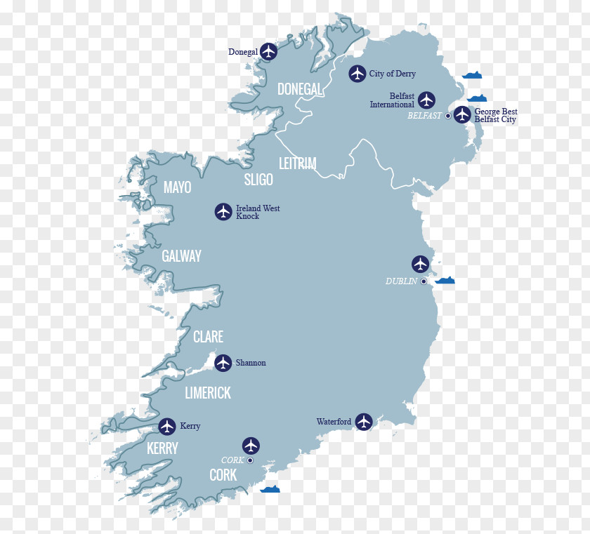 Republic Of Ireland–United Kingdom Border Belfast World Map PNG