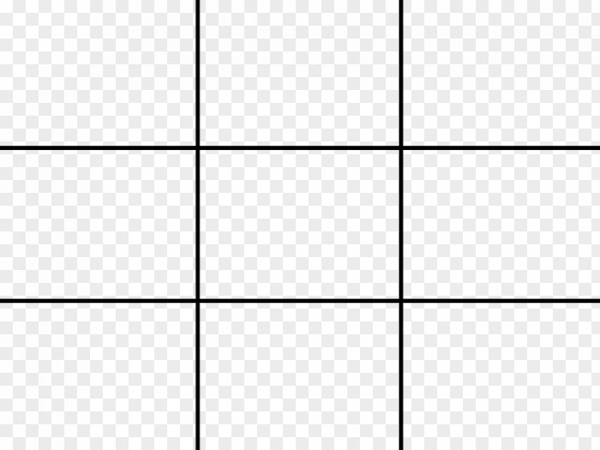 Rule Of Thirds Photography Composition Grid PNG