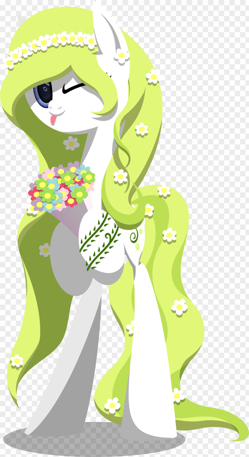 Daisy Chain Horse Flowering Plant Legendary Creature Clip Art PNG