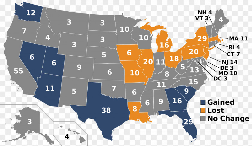 Electrol United States House Of Representatives Congressional Apportionment District PNG