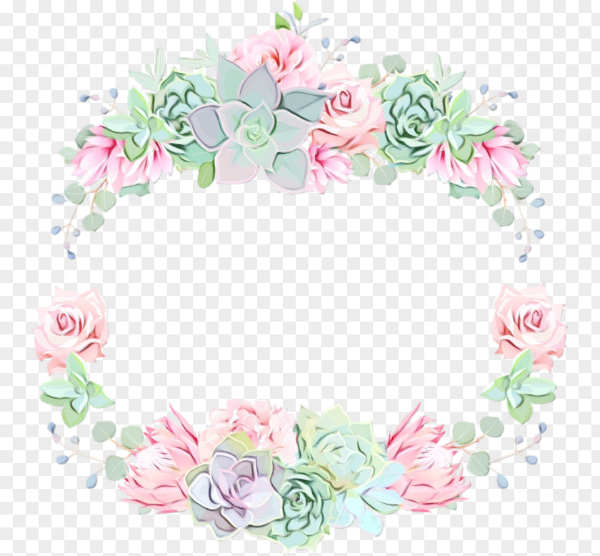 Rose Interior Design Pink Flower Frame PNG