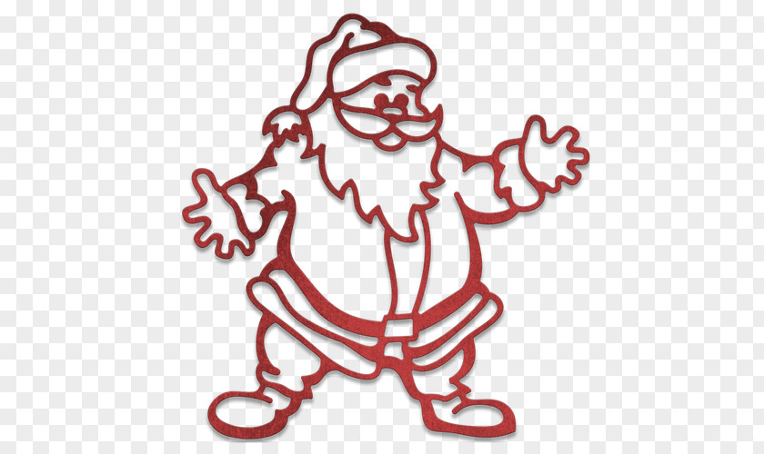 Santa Claus Design Craft Die Cheery Lynn Designs Reindeer PNG