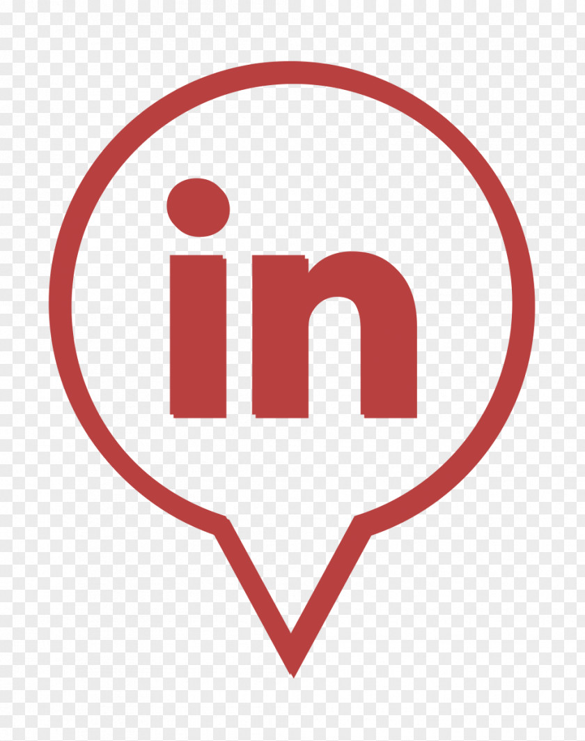 Symbol Red Linkedin Icon PNG