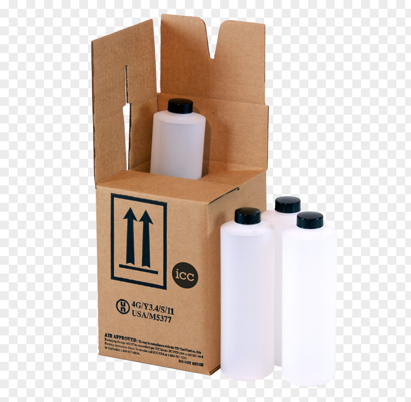 Box Packaging And Labeling Plastic Bottle PNG