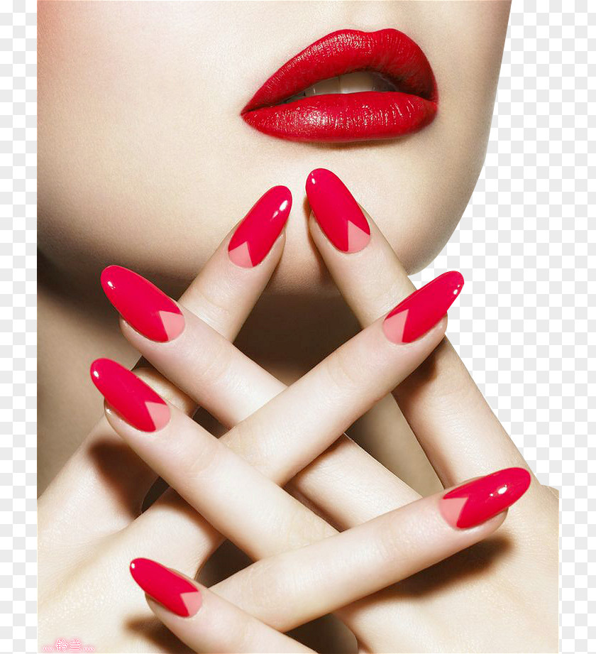 Nail Lips Polish Gel Nails Manicure Cosmetics PNG