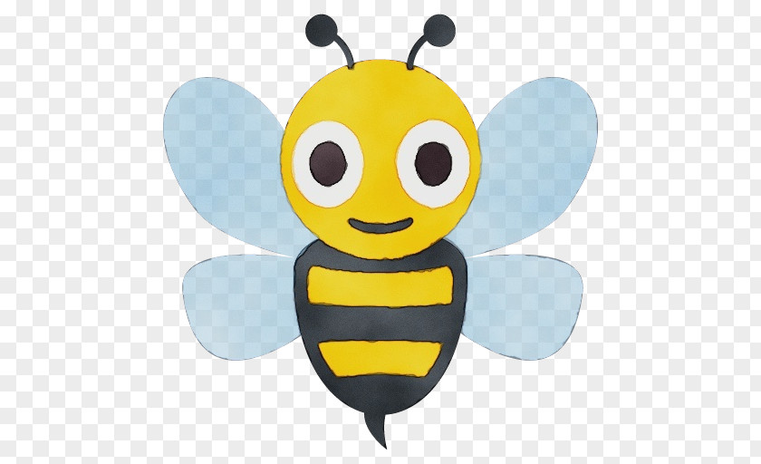 Smile Pest Bee Emoji PNG