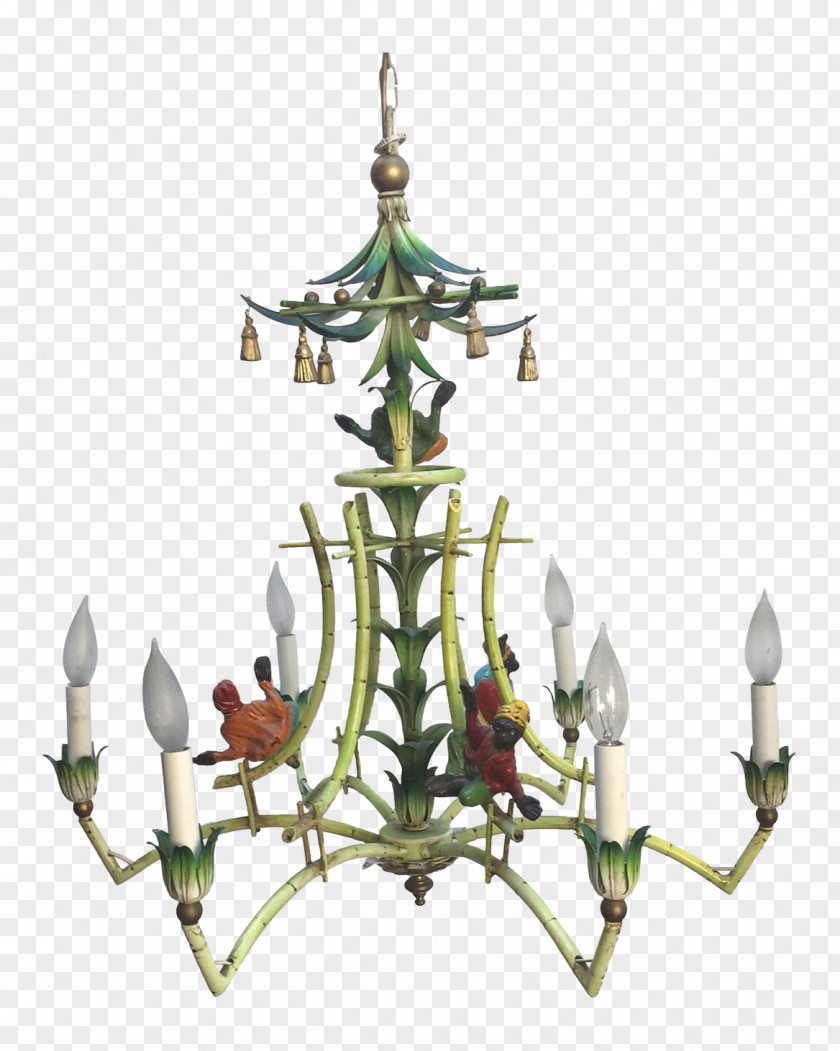 Chinoiserie Chandelier Light Fixture Lighting Antique PNG