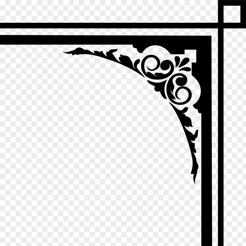 Corner Ornament Clip Art PNG