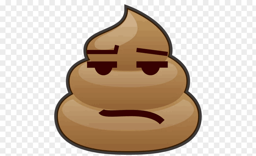 Emoji Pile Of Poo Feces Sticker PNG