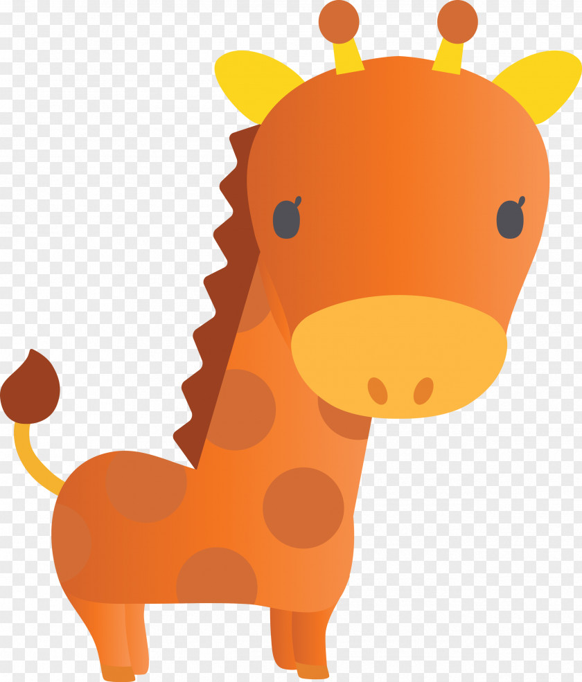 Giraffe Giraffidae Cartoon Animal Figure Snout PNG