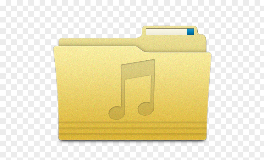 Material Rectangle Yellow PNG rectangle yellow, Folders Music Folder, music file illustration clipart PNG