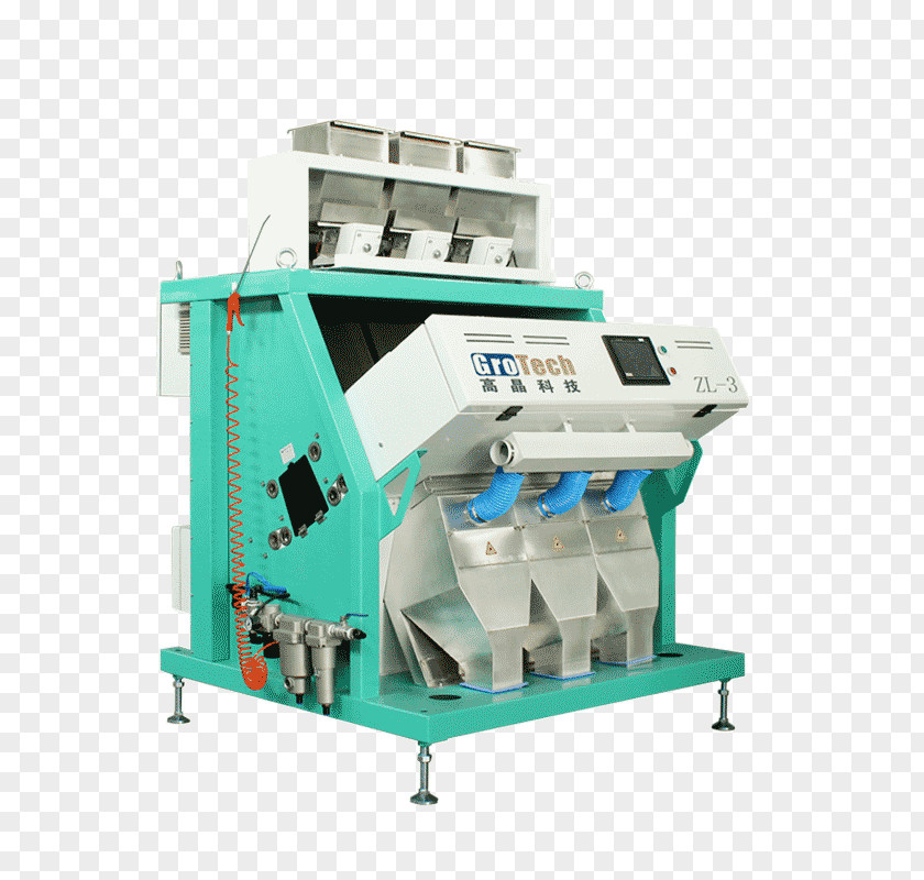 Rice Colour Sorter Color Sorting Machine Optical Plastic PNG