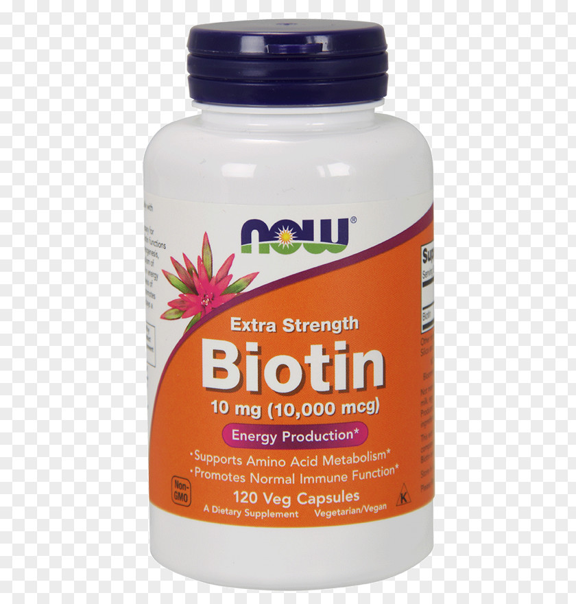 Biotin 10000 Dietary Supplement Softgel Food Multivitamin PNG