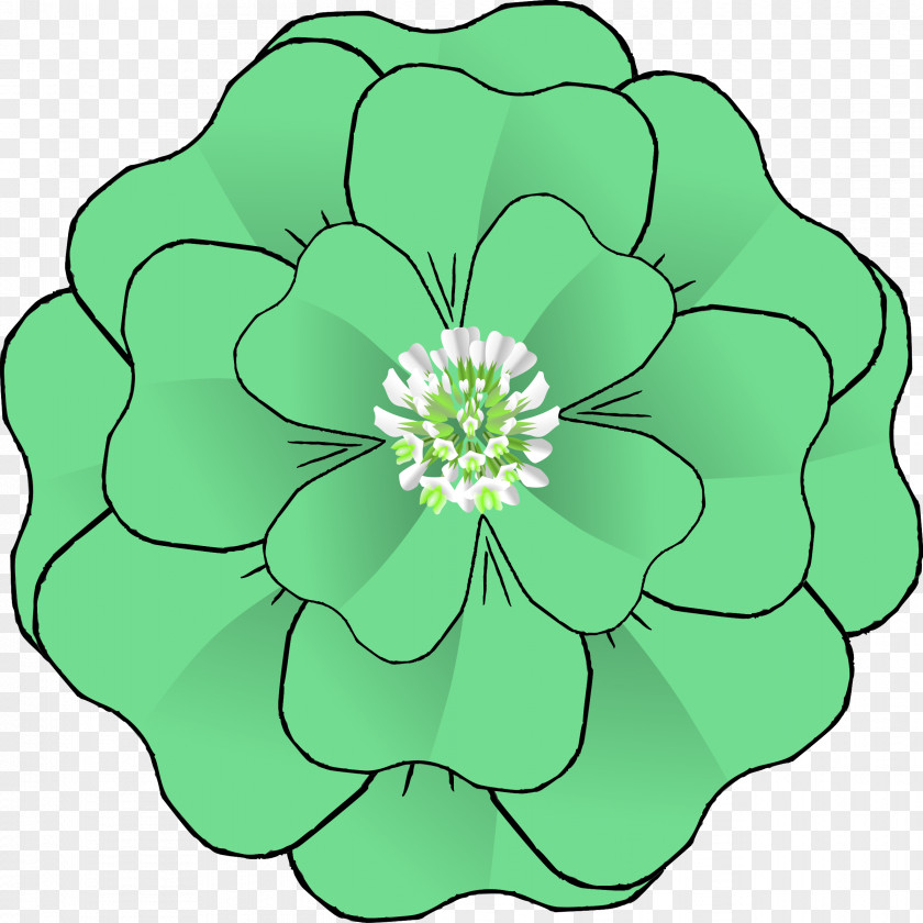Clover Green Flower Clip Art PNG