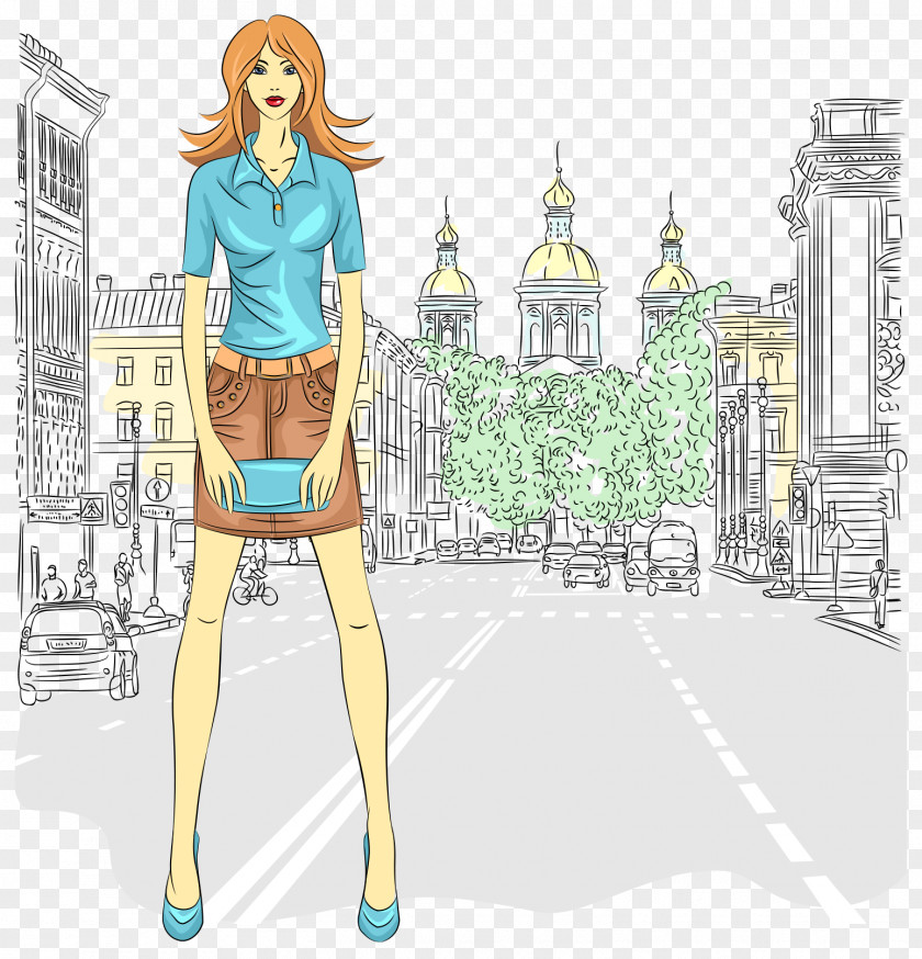 Fashion Woman Vector Royalty-free Stock Photography Illustration PNG