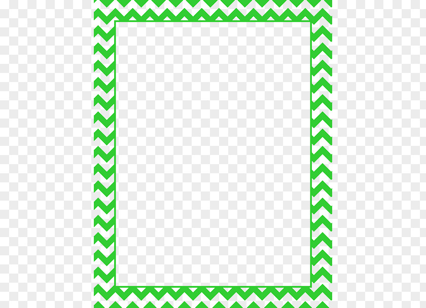 Lime Border Frame Clipart Paper Green Chevron Blue Clip Art PNG