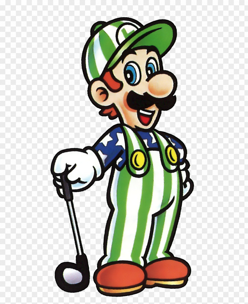 Luigi NES Open Tournament Golf Super Mario Bros. & Yoshi PNG
