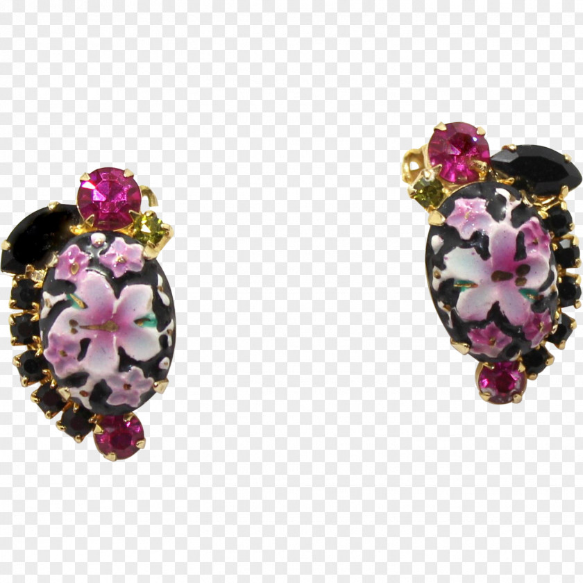 Ruby Earring Amethyst Cabochon Body Jewellery PNG
