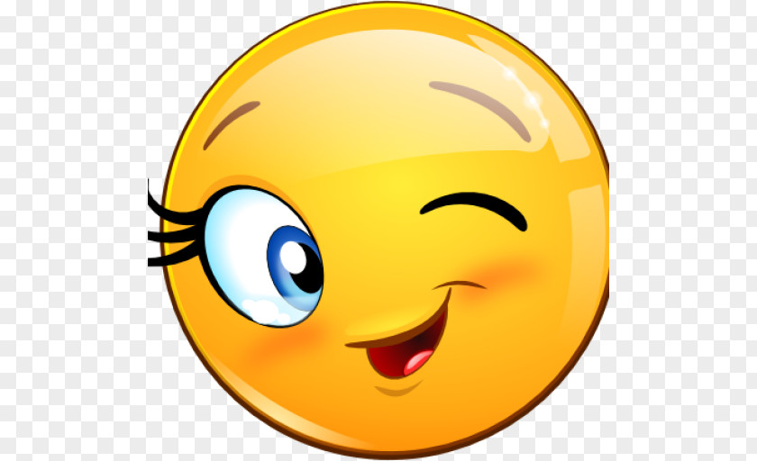 Saying Smiley Wink Emoticon Flirting Clip Art PNG